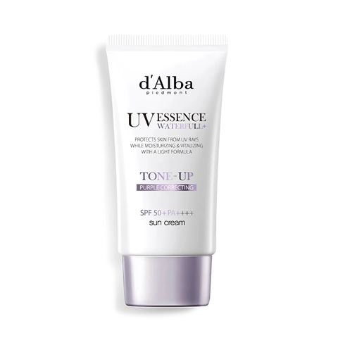 Kem Chống Nắng Nâng Tone d'Alba Waterfull Tone-Up Purple Correcting Sunscreen