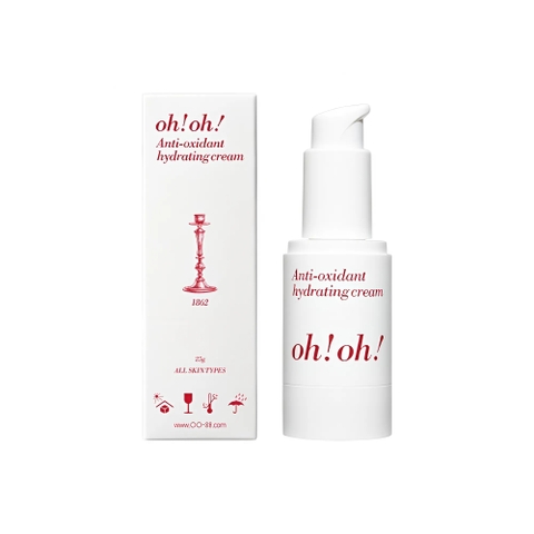 Kem Dưỡng Ẩm, Chống Oxy Hóa & Làm Sáng Da Oh!Oh! Anti Oxidant Hydrating Cream