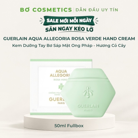 Kem Dưỡng Da Tay Guerlain Aqua Allegoria Rosa Verde Hand Cream 50ml