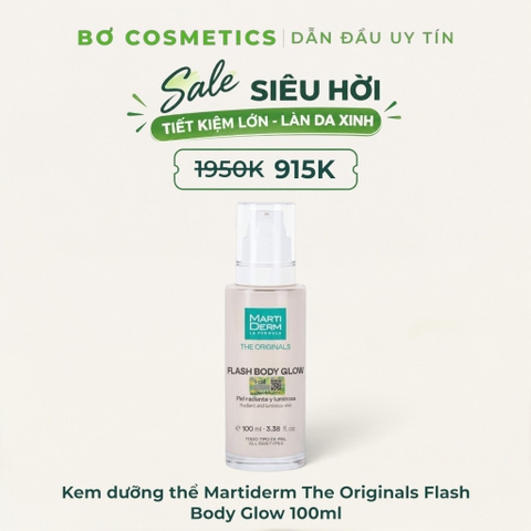 Kem Dưỡng Thể Martiderm The Originals Flash Body Glow 100ml