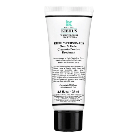Kem Khử Mùi Kiehl's Over & Under Cream-To-Powder Deodorant