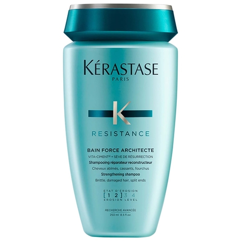 Dầu Gội Kerastase Résistance Bain Force Architecte - Phục Hồi Tóc Hư Tổn