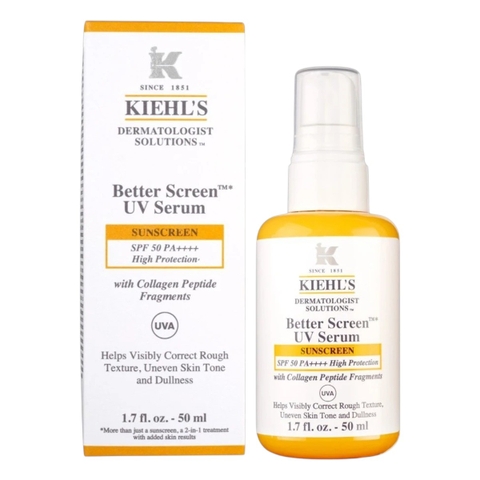 Serum Chống Nắng Kiehl’s Better Screen™ UV Serum SPF50 PA++++ With Collagen Peptide