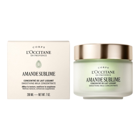 Kem Dưỡng Thể L'Occitane Amande Sublime Smoothing Milk Concentrate 200ml