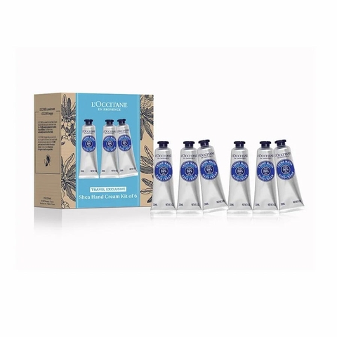 Set Kem Dưỡng Da Tay L'Occitane Shea Hand Cream Kit of 6