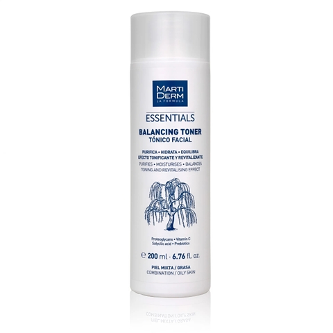 MartiDerm Essentials Balancing Toner - Nước Cân Bằng Làm Sạch Chứa BHA & Prebiotics