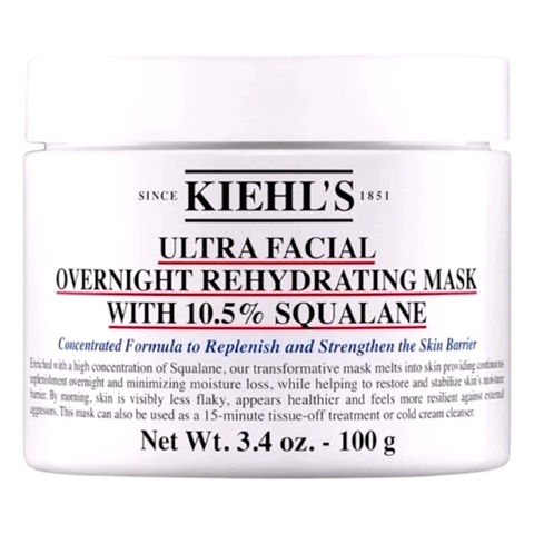 Mặt Nạ Kiehl's Ultra Facial Overnight Hydrating Face Mask with 10.5% Squalane