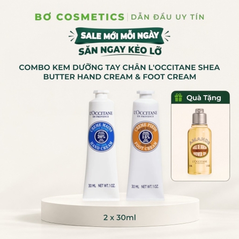 Combo Kem Dưỡng Tay, Chân L'Occitane Shea Butter