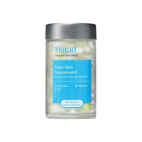 Murad Clear Skin Supplement - Viên Uống Giảm Mụn, Bã Nhờn, Se Khít Lỗ Chân Lông