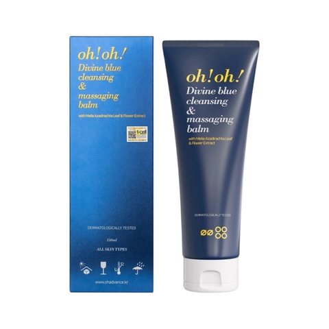 Sáp Tẩy Trang Oh!Oh! Divine Blue Cleansing & Massaging Balm - Làm Sạch Sâu, Trẻ Hóa Da