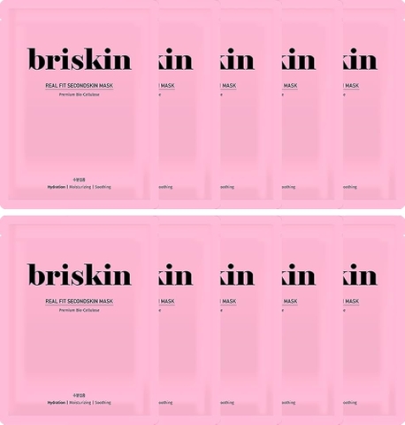 Mặt Nạ Briskin Real Fit Second Skin Bio Cellulose Mask Pack Moisture Concentration