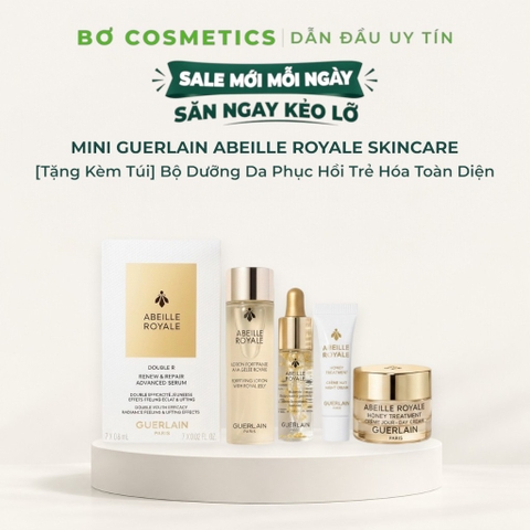 [Tặng Kèm Túi] Bộ Dưỡng Da Mini Guerlain Abeille Royale Skincare - Phục Hồi Toàn Diện