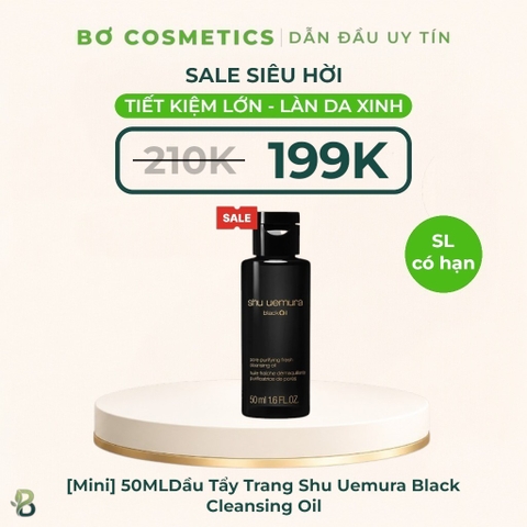 [Mini 50ml] Dầu Tẩy Trang Shu Uemura Black Cleansing Oil