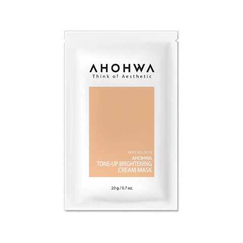[Sample 20g] Mặt Nạ Ủ Trắng AHOHWA Tone-Up Brightening Cream Mask