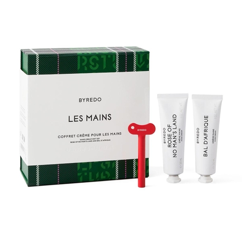 Set Kem Dưỡng Da Tay Byredo Les Mains Rose Of No Man's Land & Bal d'Afrique (30ml x 2)