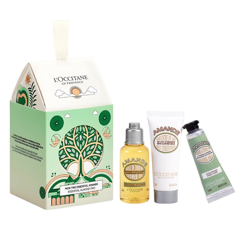 Set Dưỡng Da L’Occitane En Provence Essential Almond Trio Gift Set