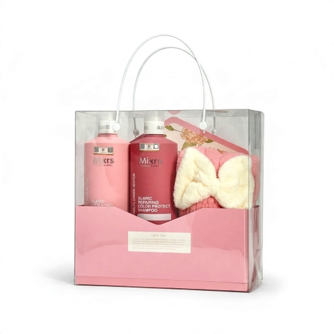 Set Gội Xả Mixrs Glaric Repairing Color Protect Shampoo And Hydrating Conditioner Gift Set