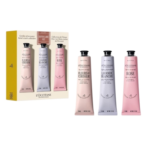 Set Kem Dưỡng Da Tay L'Occitane Garden of Provence Hand Cream Collection