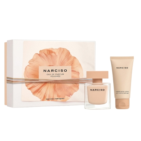 Set Nước Hoa & Dưỡng Thể Narciso Poudrée Eau De Parfum Spring