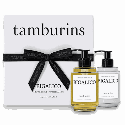 Set Sữa Tắm Và Dưỡng Thể Tamburins Showery Body Wash & Lotion Bigalico
