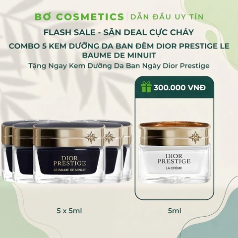 [Mini 5ml] Kem Dưỡng Ban Đêm Dior Prestige Le Baume De Minuit