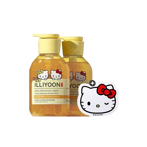 Tẩy Tế Bào Chết ILLIYOON Fresh Moisture Scrub Wash | Hello Kitty