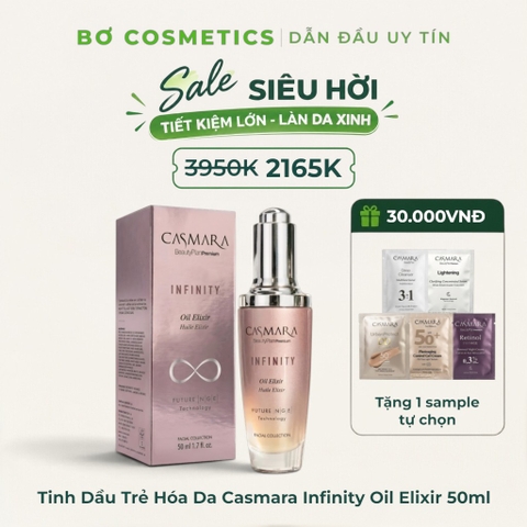 Tinh Dầu Trẻ Hóa Da Casmara Infinity Oil Elixir 50ml