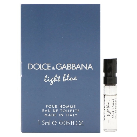 [Vial 1.5ml] Nước Hoa Dolce & Gabbana Light Blue Pour Homme Eau de Toilette