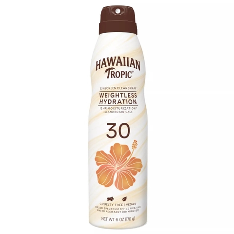 Xịt Chống Nắng Hawaiian Tropic Weightless Hydration Clear Spray