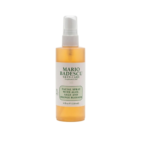 Xịt Khoáng Mario Badescu Facial Spray with Aloe, Sage, Orange Blossom 118ml