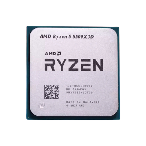 CPU AMD RYZEN 5 5500X3D - TRAY (6 nhân 12 luồng , Up to 4.2Ghz , 96 MB Cache, AM4)
