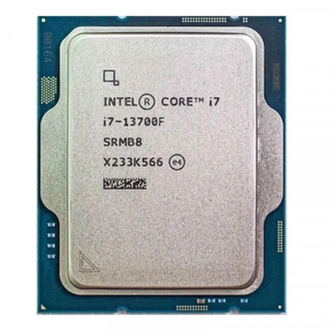 CPU INTEL CORE I7-13700F (UP TO 5.2GHZ, 16 NHÂN 24 LUỒNG, 30MB CACHE, 65W) [TRAY FULL VAT]
