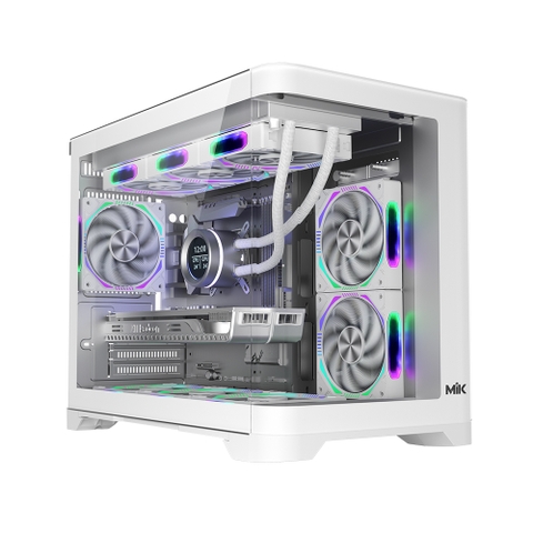 Vỏ Case MIK FOCALORS M White (mATX/Mid Tower/ Màu Trắng)