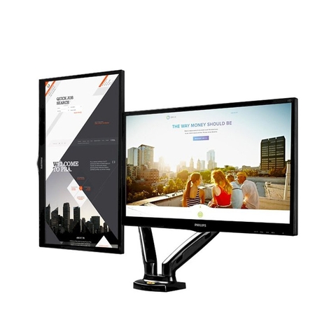 ARM GIÁ ĐỠ 2 MÀN HÌNH MÁY TÍNH NORTH BAYOU F160 (17-27 INCH)