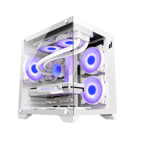 Vỏ Case Edra ECS1503 White ( Matx, Case Bể Cá, Không Fan )