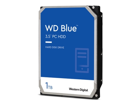 Ổ Cứng HDD WD 1TB Blue 3.5 inch, 5400RPM, SATA III, 64MB Cache (WD10EARZ)