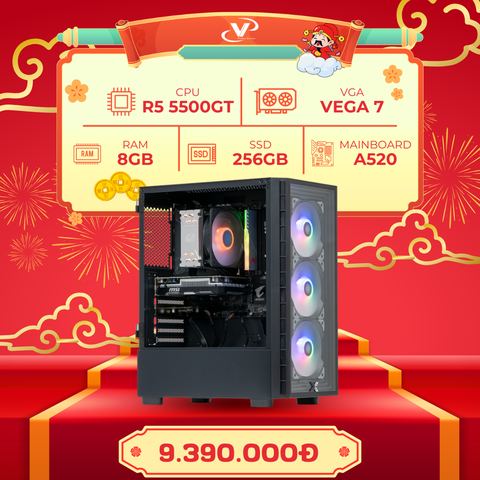 PC GAMING VPC Ryzen 5 5500GT I 8GB I 256GB I VEGA 7
