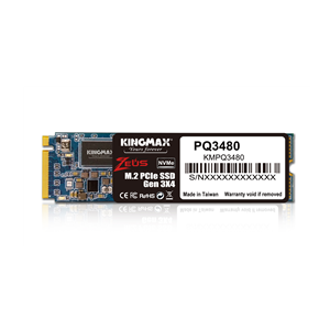 Ổ Cứng SSD KINGMAX Zeus PQ3480 1TB – M.2 2280 PCIe Gen3 x4 (Đọc 2500MB/s - Ghi 2100MB/s)