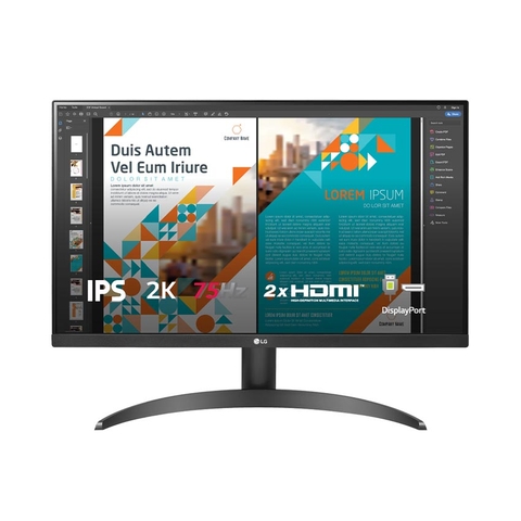MÀN HÌNH LG 24QP500-B (23.8 INCH/QHD/IPS/75HZ/5MS)
