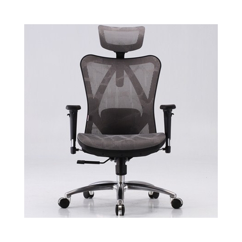Ghế Công Thái Học Ergonomic Sihoo M57-N102 - Black Frame Grey Mesh