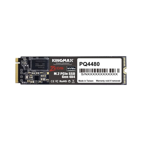 Ổ Cứng SSD KINGMAX Zeus PQ4480 500GB – M.2 2280 PCIe Gen4 x4 (Đọc 3500MB/s - Ghi 2400MB/s) - (KM500GPQ4480)