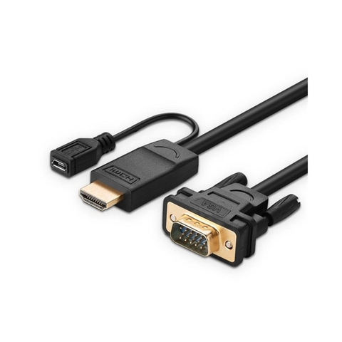 CÁP CHUYỂN ĐỔI HDMI TO VGA 1,5M HỖ TRỢ NGUỒN UGREEN 30449