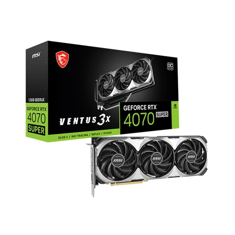 Card màn hình MSI RTX 4070 SUPER 12G VENTUS 3X OC