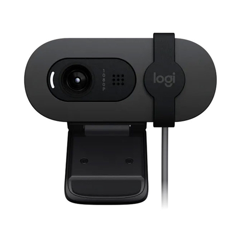 Webcam Logitech Brio 100 Full HD - Màu đen