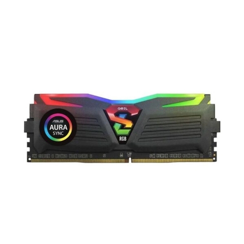 Ram Desktop GEIL SUPER LUCE RGB BLACK 8GB (1x8GB) DDR4 3200MHz