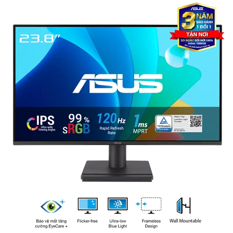 Màn hình ASUS VA249HG (23.8 inch/FHD/IPS/120Hz/1ms)