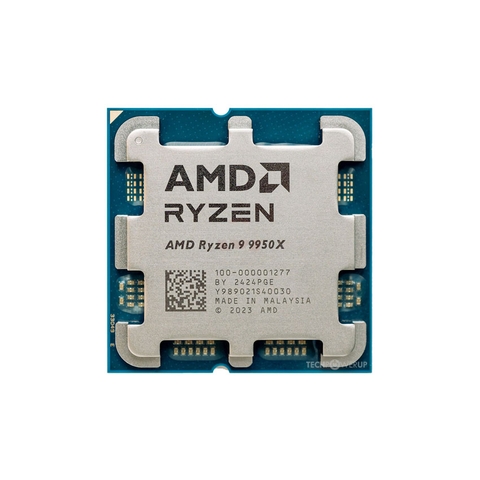 CPU AMD Ryzen 9 9950X (4.3 GHz Upto 5.7GHz, 80MB Cache, 16 Cores, 32 Threads, Socket AM5) [ TRAY CHÍNH HÃNG ]