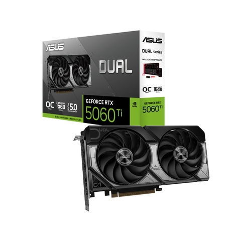 Card màn hình Asus DUAL RTX 5060 Ti 16G OC