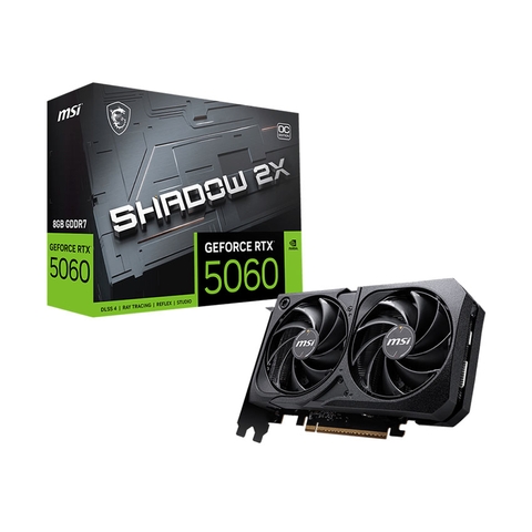 Card màn hình MSI RTX 5060 8G SHADOW OC 2X GDDR7