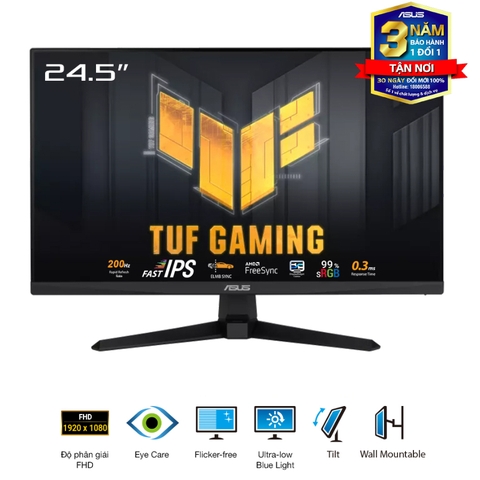 Màn hình Asus TUF VG259Q5A (24.5 inch/FHD/IPS/200Hz/1ms/Loa)